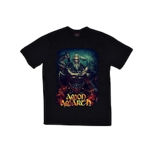 Stoned&Fame Unisex Siyah Amon Amarth Baskılı T-shirt SIYAH