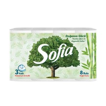 Sofia 3 Katlı Doğanın Gücü 8 Rulo Kağıt Havlu