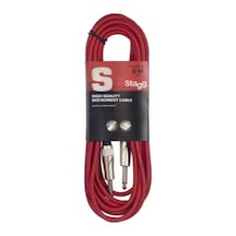 Stagg Enstrüman Kablosu Kumaş 6m Sgc6vt Rd