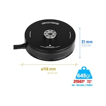 T-motor Mn1010 135kv Brushless Fırçasız Brushless Fırçasız Uav Motor Multikopter Multi-rotor Quadcopter Hexacopter Drone Motoru