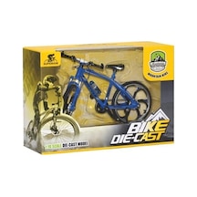Metal Model Oyuncak Die Cast Bisikleti 1 10 0818-2a Mavi