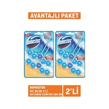 Domestos Wc Blok 2'li Okyanus Ferahlığı 2 X 100 G - 5 Adet Tarı