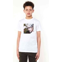 Tshirthane K Pop Koreli Muzik Grubu Kpop Baskılı Unisex Çocuk Beyaz T-Shirt