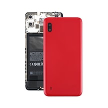 Samsung Galaxy A10 Uyumlu Arka Pil Batarya Kapağı Sm-a105f - Kırmızı