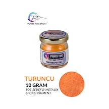 Sedefli Metalik Toz Pigment Boya / Turuncu / Epoksi Için