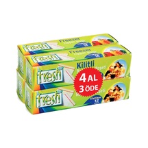 Fresh-Up Kilitli Buzdolabı Poşeti 17 x 23 CM 4 Al 3 Öde