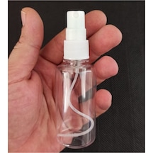 50Ml - 25 Adet - Plastik Boş Sprey Başlıklı Pet Şişe