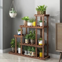 Antinkuntinci Ahşap Çiçeklik Kitaplık Saksılık Balkon Bahçe Standı (443027011)