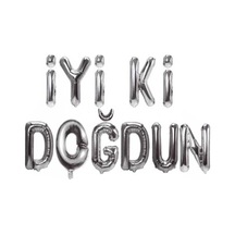 Iyi Ki Doğdun Gümüş Folyo Balon 16 Inç