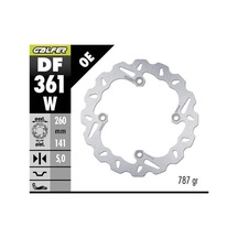 Suzuki V-strom Dl650 Arka Fren Diski 260 Mm 2004-2006 Galfer Dalgalı Sabit Disk