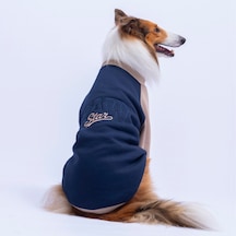 Lacivert Boston Pawstar Sweat Orta-büyük Irk Köpek Sweatshirt Köpek Sweat Köpek Kıyafeti