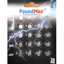 20 X Ag3 Lr41 Lr736 / L736 / G3 / G3a / 3ga / 192 / Gp192 / V3ga / Rw87 1.5v Alkalin Düğme Piller Küçük Elektronik Ev Aletleri, Araba Anahtarları, Ölçüm Cihazları