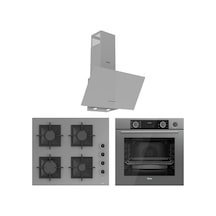 Ferre Fryart-Steamart SC Serisi Gri 3'lü  XE64CPR-SC208-D088 Ankastre Set