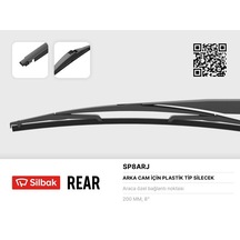 Sılbak Silecek Süpürgesi Arka Plastik Tip 200mm Toyota Auris E18 . Touring E18 10/12 Sp8arj