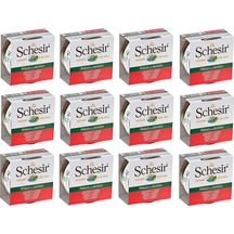 Schesir Sığır Etli ve Tavuklu Yetişkin Köpek Konservesi 12 x 150 G