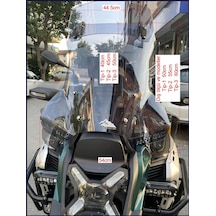 Bmw R13000 Gs Adventure Uyumlu Tur Camı Şeffaf Veya Füme Tip-2 55cm Orta
