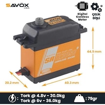 Savox Sa1230sgp Digital Servo Coreless Motor With Soft Start High Voltage Çelik Dişli