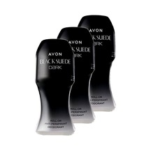 Avon Black Suede Dark Erkek Roll-On Deodorant 3 x 50 ML
