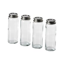 Ikea Cıtronhaj Baharatlık Seti 4 Parça 100 Ml 12 X 4 Cm Gümüş Şeffaf Gümüş - Şeffaf