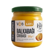 Veg&bones Bebek Çorbası 190g Balkabağı - Ek Gıda 8'li Avantaj Paketi - 8 Adet Tarı