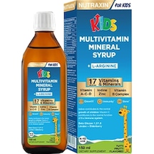 Nutraxin Kids Multivitamin Mineral Şurup 150 ML Nutraxin Kids Multivitamin Mineral Şurup 150 ML