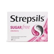 Strepsils Şekersiz Kara Mürver İçeren Pasil 24 Pastil