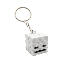 3d Baskı Minecraft İskelet Figürlü Anahtarlık - Oyuncu Gamer Çanta Ve Anahtar Aksesuarı