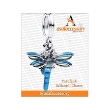 Yusufçuk Sallantılı Charm Asafaccessory Mavi