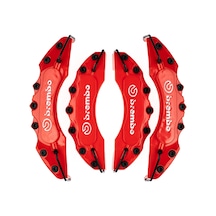 Tofaş Kırmızı Brembo 4'lü Kaliper Seti Kabartmalı