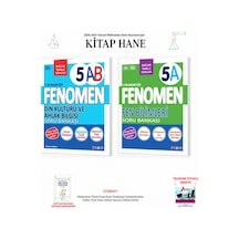 Fenomen 5. Sınıf Din A-b Sb + Fen A Sb F5-048 2 Kitap Seti