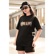 Anime One Piece Nami Logo Siyah Tişört