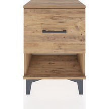 Arges Komodin Tek Çekmeceli 44x30x64 Çam-çam Çam