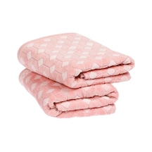 Decora 2'li Kadife El Ve Yüz Havlusu 50x90 Cm Pembe