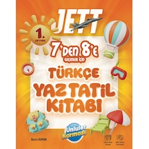 Jett 7'den 8' E Geçenler İçin Türkçe Yaz Tatil Kitabı