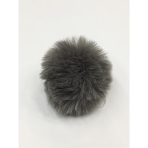 Ponpon / Yumoş Ponpon 7 Cm Koyu Gri