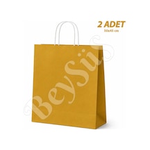 50x45 Cm Hediyelik Kağıt Çanta Gold 2 Adet Tüm Yaşlar