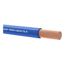 Kablo Yanmaz 1 Mm Çok Telli Tek Damarlı Mavi 10 Metre Top