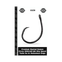 Premium Mustad Demon Circle 39951np-bn Olta İğnesi Tuzlu Su Av Malzemesi Doğa No:7-0 - 3lü