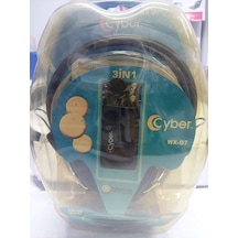 Cyber VX-07 3in1 Kameralı Kart Okuyuculu Kulak Üstü Kulaklık