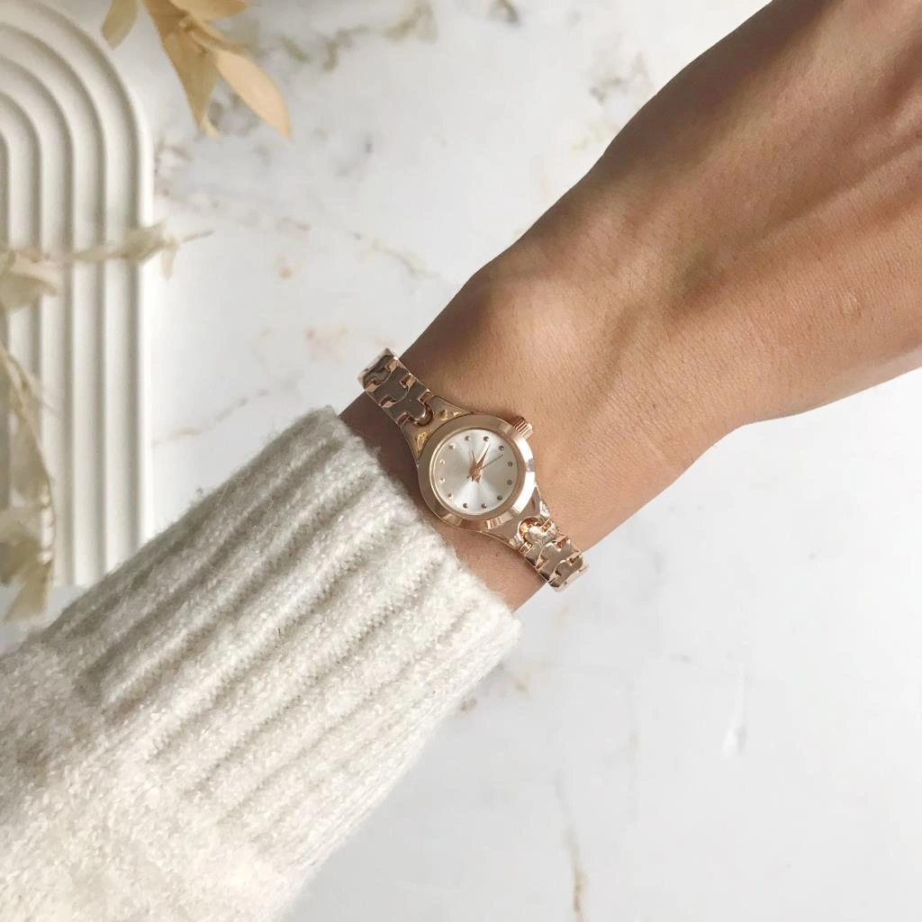 Melia Rose Kordon Beyaz Kadran Kadın Kol Saati Rose Gold