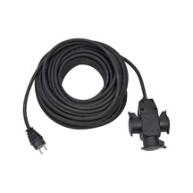 Şantiye Uzatma Kablosu, 3 Bölmeli Kauçuk Kavramalı, Ip44, 25 M, H07rn-f3g1,5 Diger