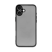 Newface Apple İphone 16 Plus Kılıf Montreal Silikon Kapak - Siyah