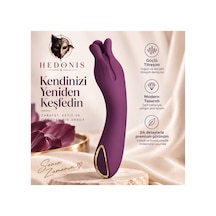 3 Başlı Süper Güçlü 10 Titreşim Modlu Medikal Silikonlu Mor 14cmx3cm Vibratör