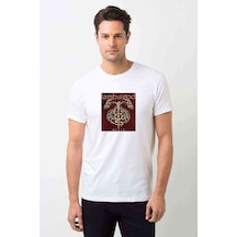 Lamb Of God Bordo Wrath Baskılı Beyaz Erkek Tshirt