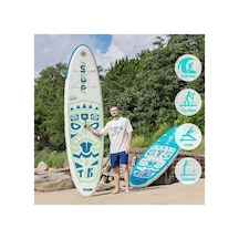 Funawater Tiki Şişme Sup Board/stand Up Paddle Board Pati Dostu Yüzey 320x85x15 Cm