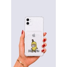 Apple iPhone Uyumlu 11 Kartlıklı Boş Yapma Desenli Kılıf