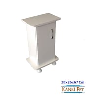Kanki Pet  Akvaryum Mdf Sehpası Beyaz 38 x 26 x 67 CM