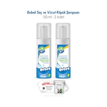Turmepa Bebek Saç ve Vücut Köpük Şampuanı 150 ML x 2  + Rosıe Pamuk