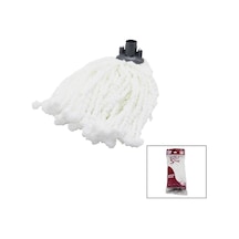 Örgülü İp Püskül Beyaz Mikrofiber Mop 5042