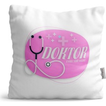 Kişiye Özel Mesleki Doktor Dekoratif Yastık - 15